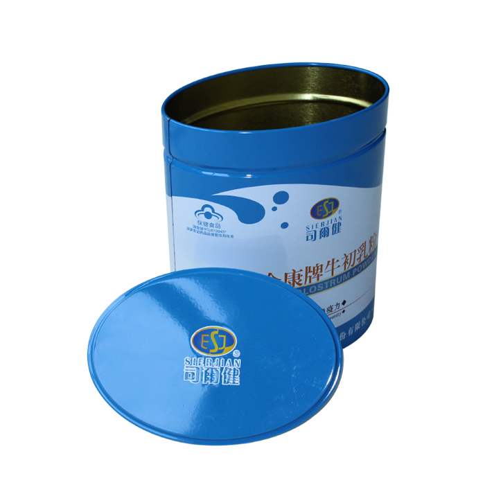 protein powder tin box